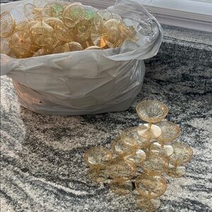 Vintage Mini Champagne Party Decor Vase Filler